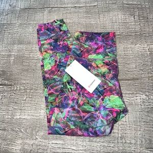 Lululemon Size 10 Wunder Train High-Rise Tight 25", Vivid Floral, New, $98